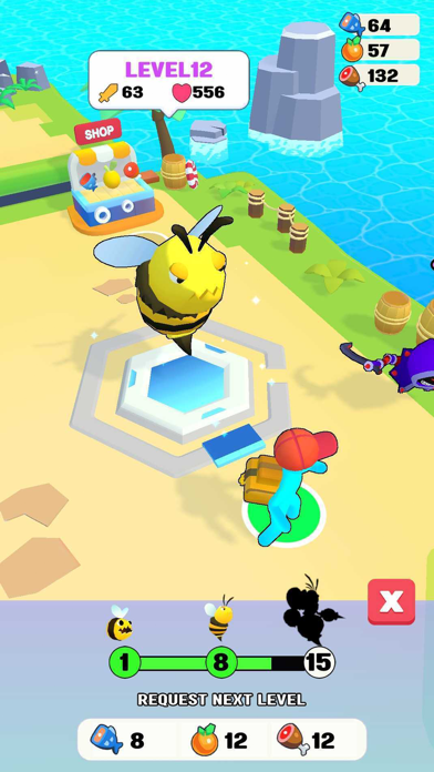 Monster Evolution Run & Battle Screenshot