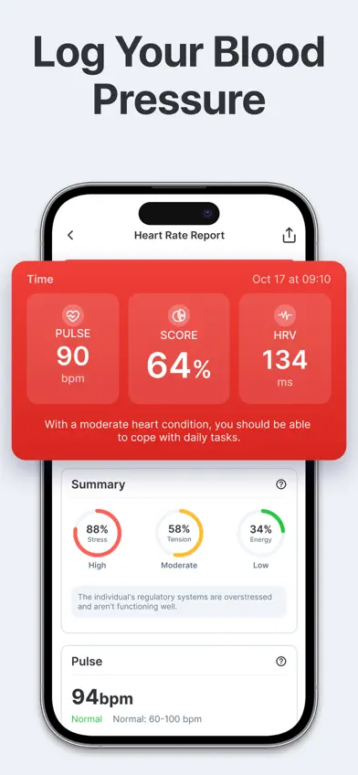 Heart Rate Monitor - Pulse HRV screenshot 4