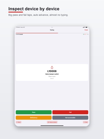 LoopWatt: Fire Alarm NFPA 72 iPad screenshot