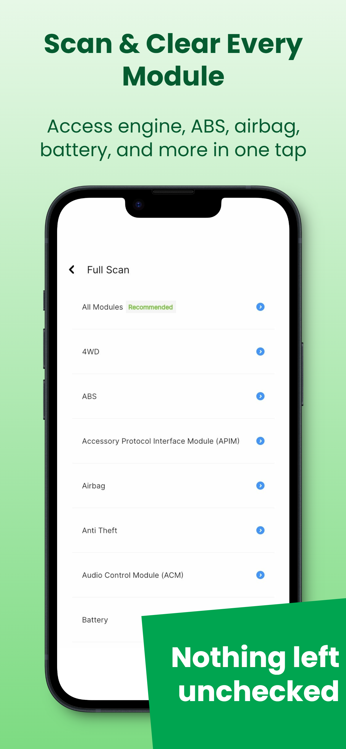 OBD2 Scanner ELM327: GaragePro