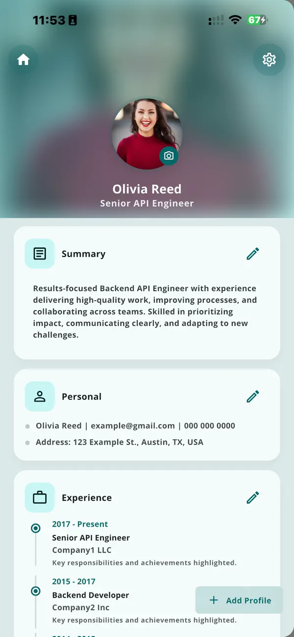 #6. Bio Builder (iOS) Podle: Samriti vaidya