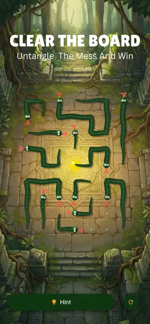 Free The Snakes - Puzzle Game screenshot 1