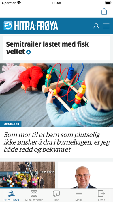 Hitra-Frøya Nyheter Screenshot