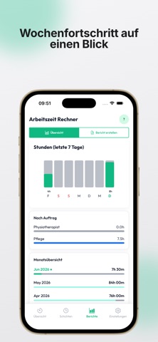 Stunden Rechner: Zeiterfassung screenshot