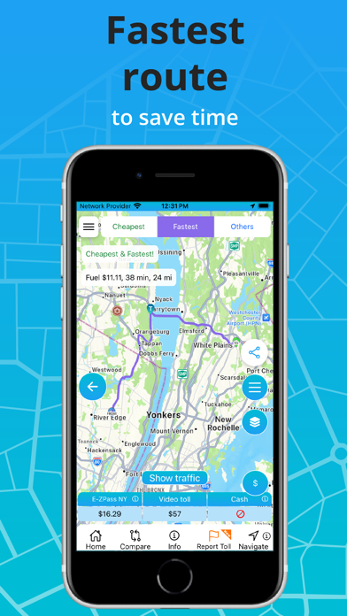 Toll & Gas Calculator TollGuru Screenshot
