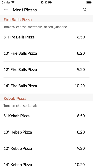 Aroma Pizza Grill Screenshot