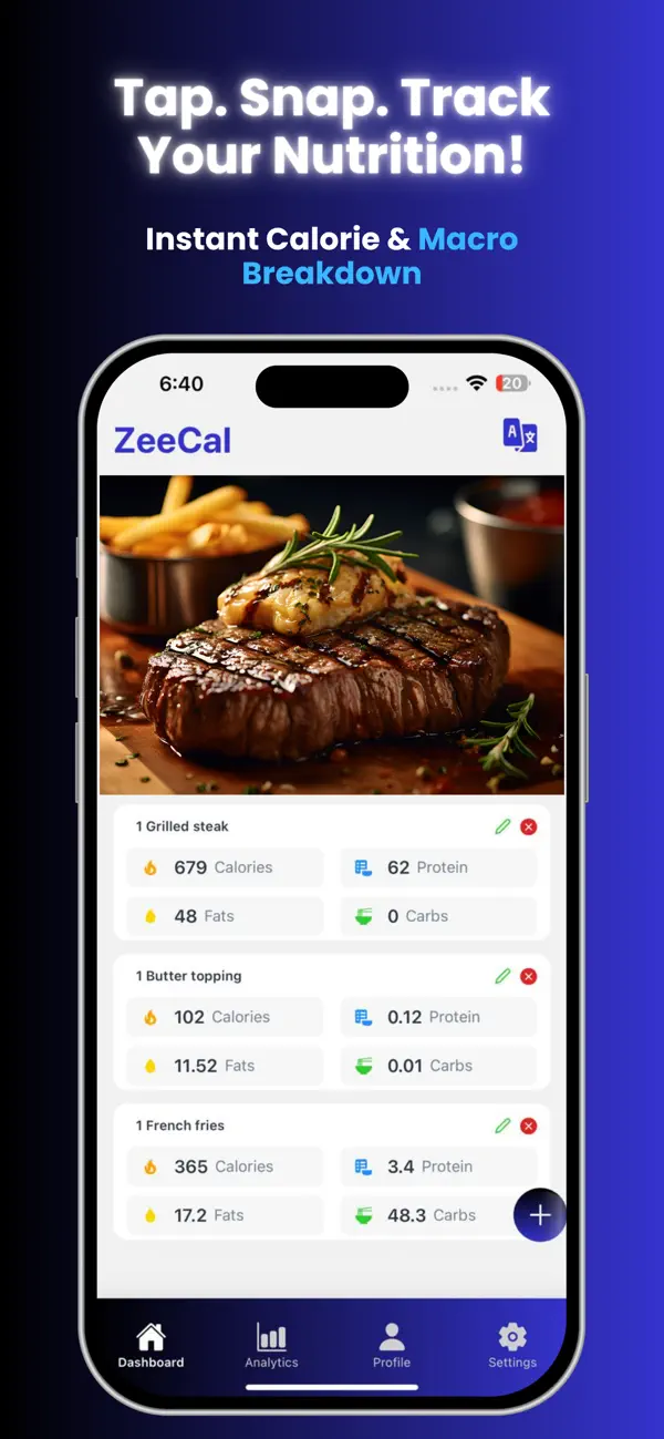 #3. AI Calorie Tracker - ZeeCal (iOS) De: Danyal Ahmed