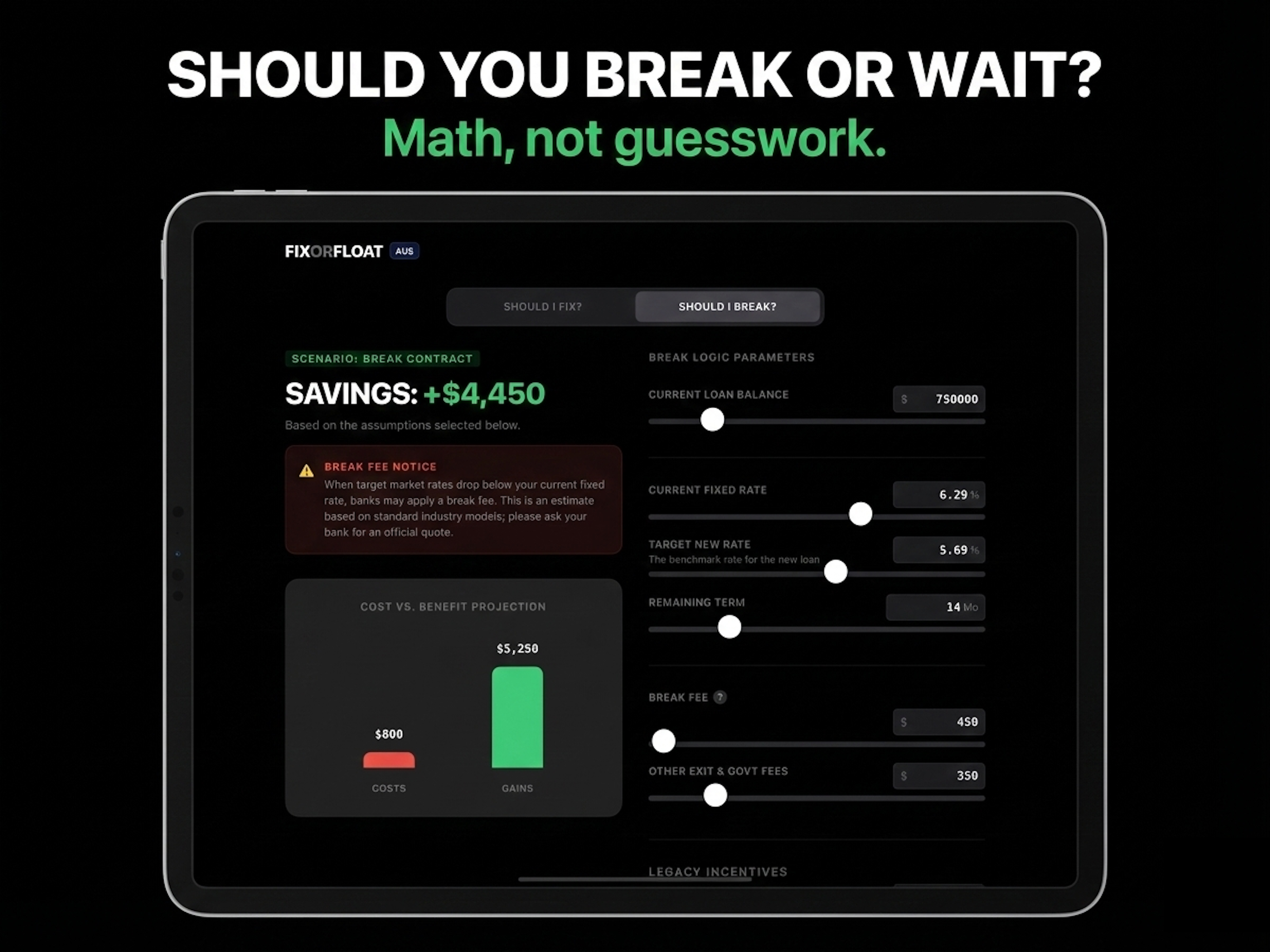 FixOrFloat: Mortgage Optimiser screenshot 5
