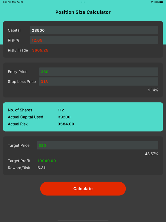 Screenshot #5 pour FX - Position Size Calculator