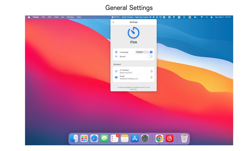 App screenshot