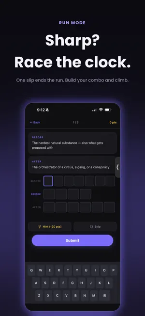 Before & After: Word Game screenshot 4