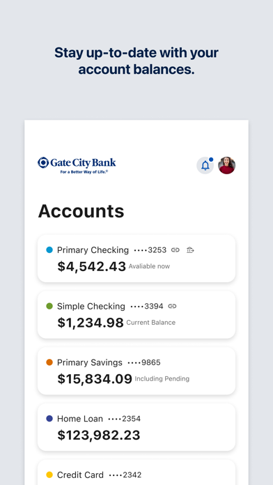 Screenshot #2 pour Gate City Bank Mobile