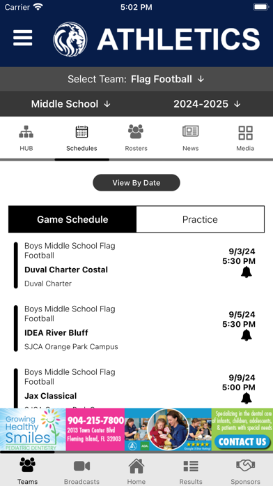 St. John's Athletics Screenshot