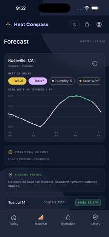 Heat Compass iPhone screenshot