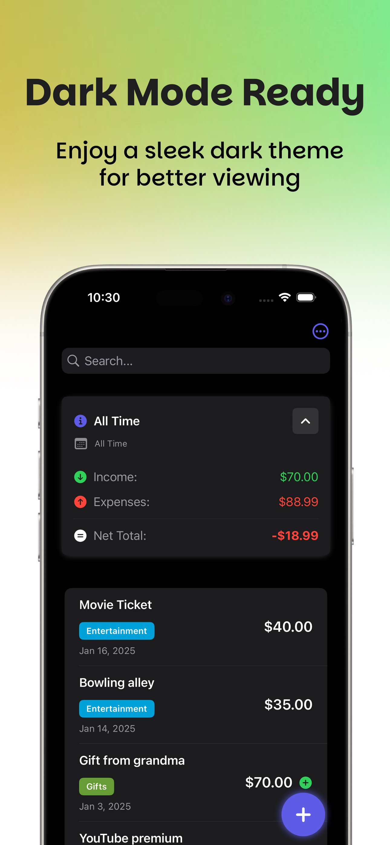 EXPE - Track Your Expenses screenshot 5