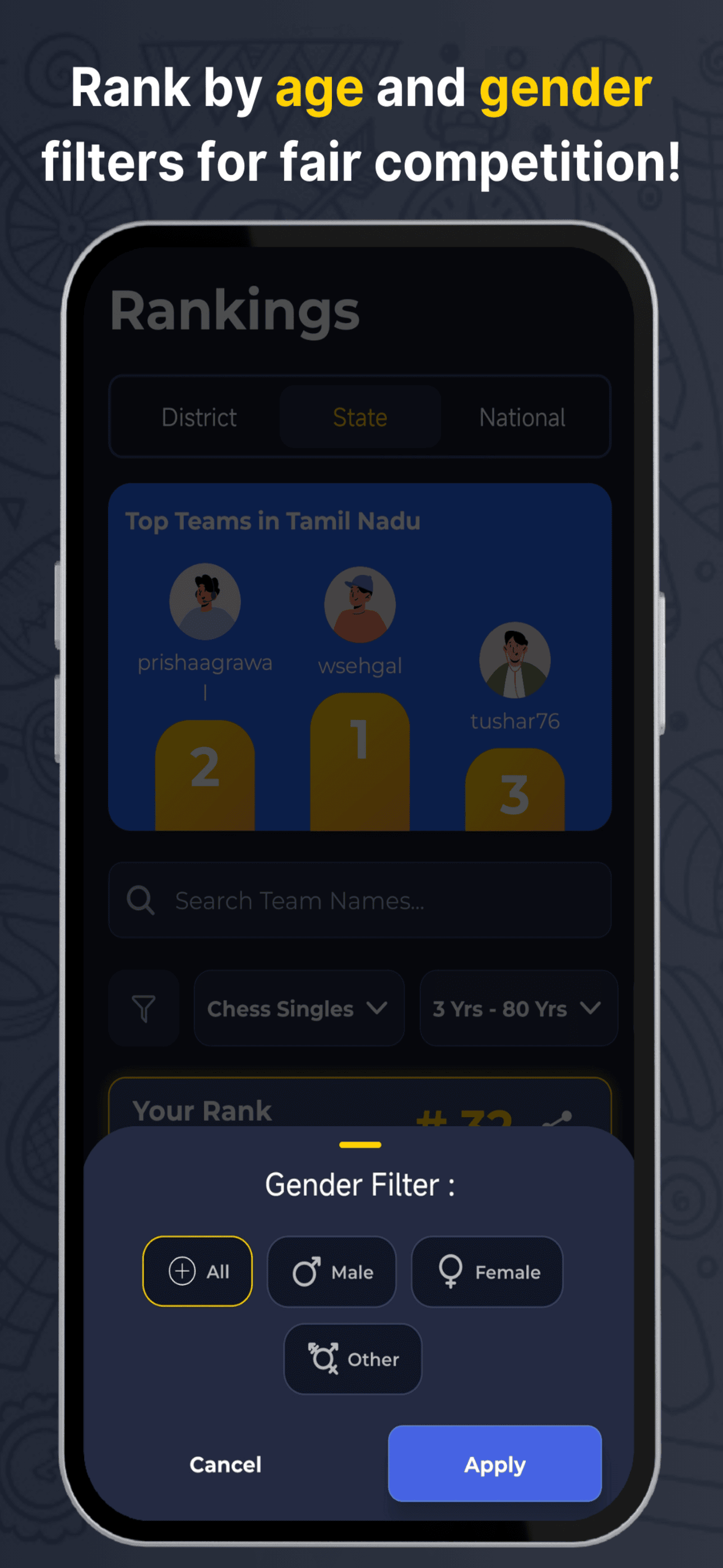 GameUP: Connect, Compete, Rank screenshot 3