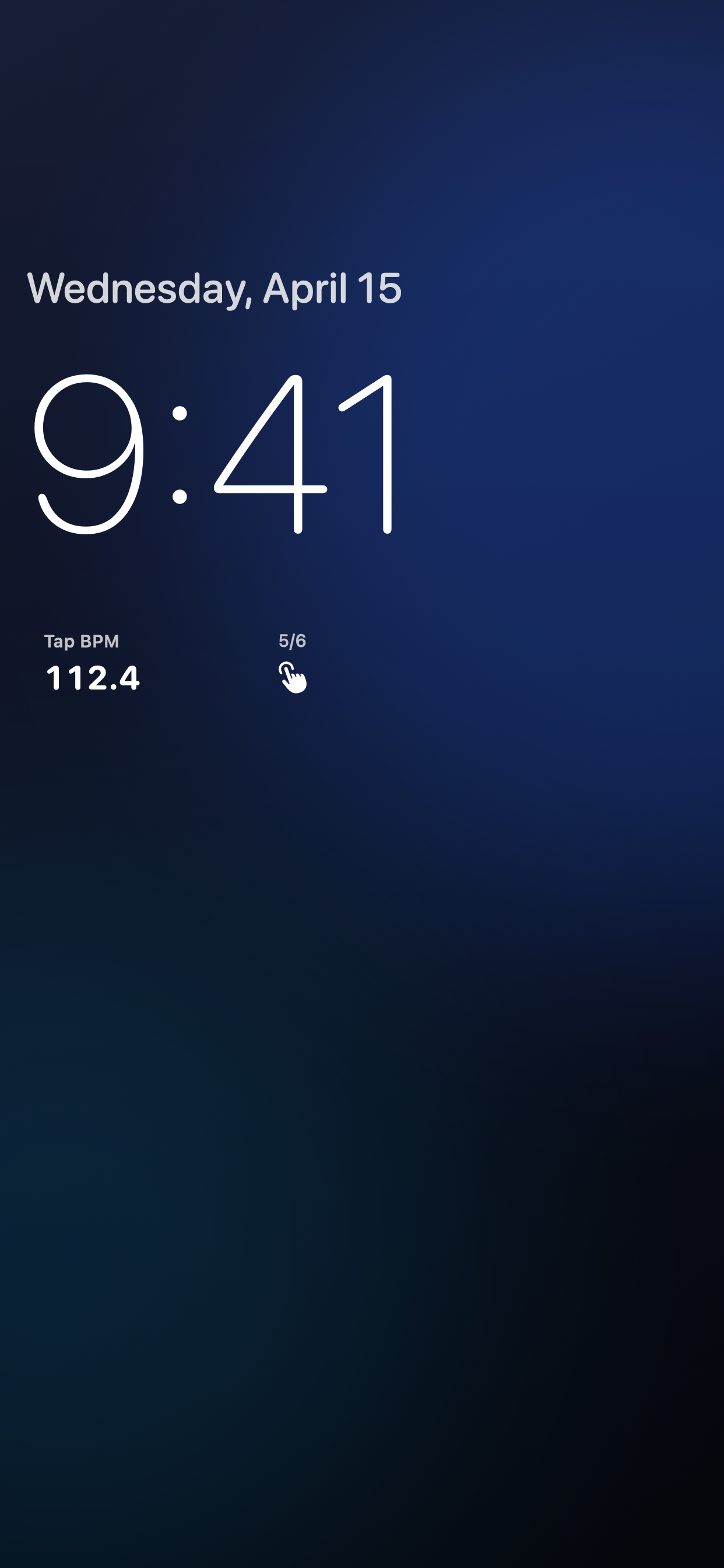 Tap BPM App + Widget screenshot 3