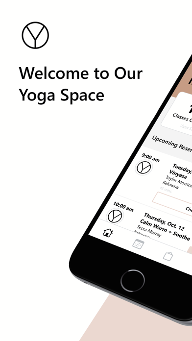 Our Yoga Space iPhone screenshot 1 - Health & Fitness app