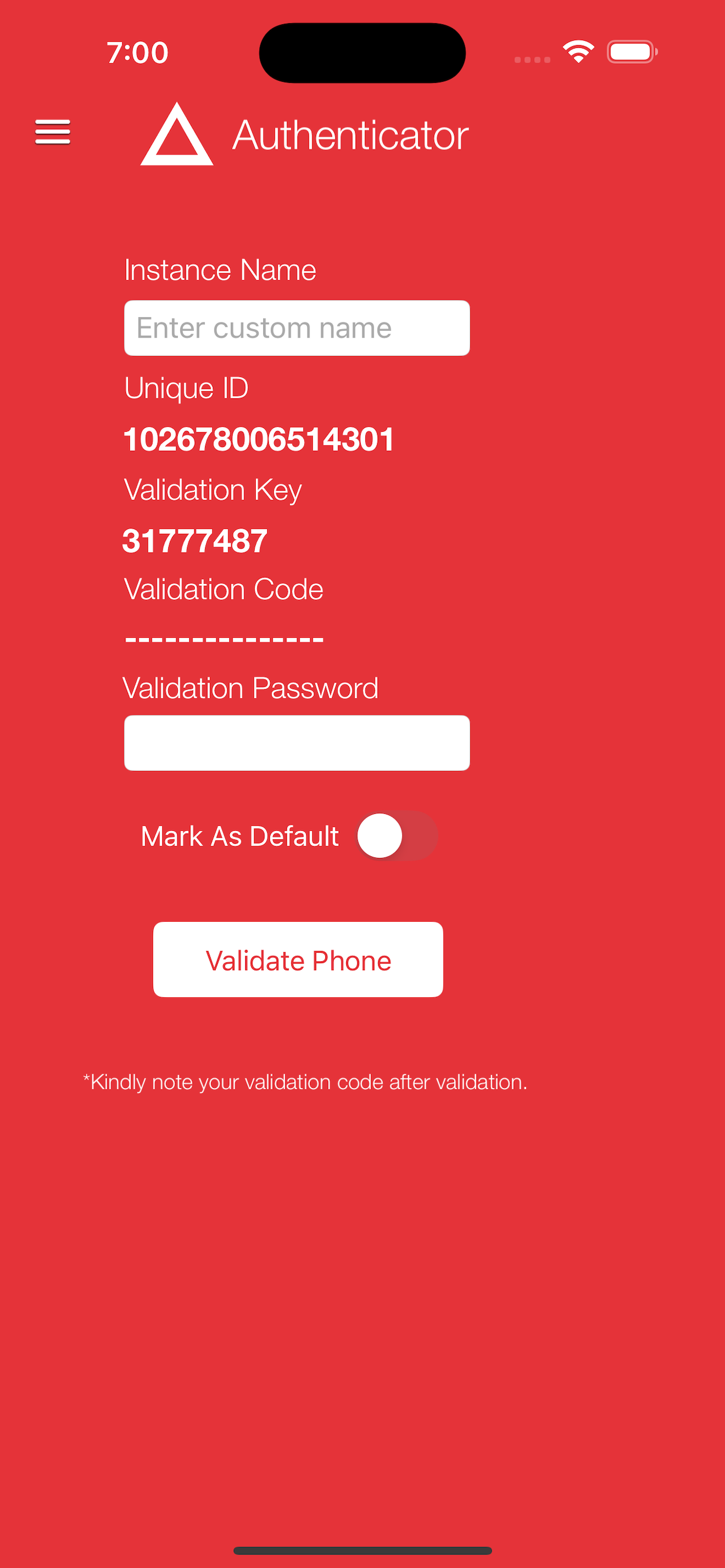 ARCON Authenticator