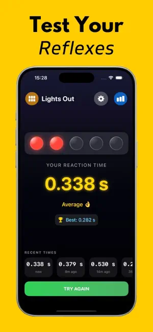 Reaction Time & Reflex: Reactz screenshot 1