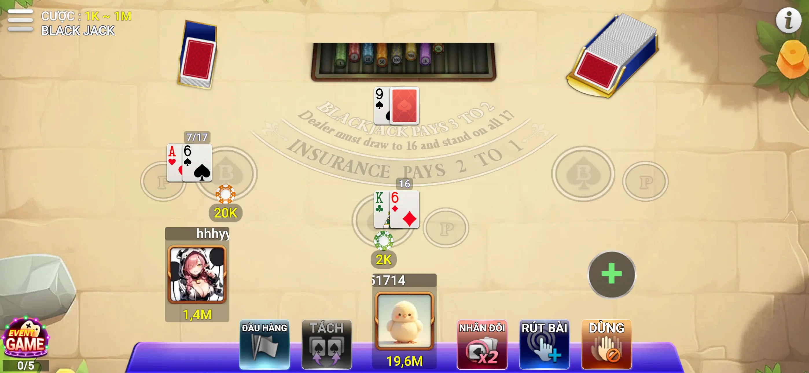 #10. Sâm Lốc Offline - Xâm Chặt Heo (iOS) De: LONG PHAM XUAN