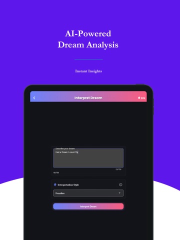 DreamScapes: AI Dream Journal iPad screenshot