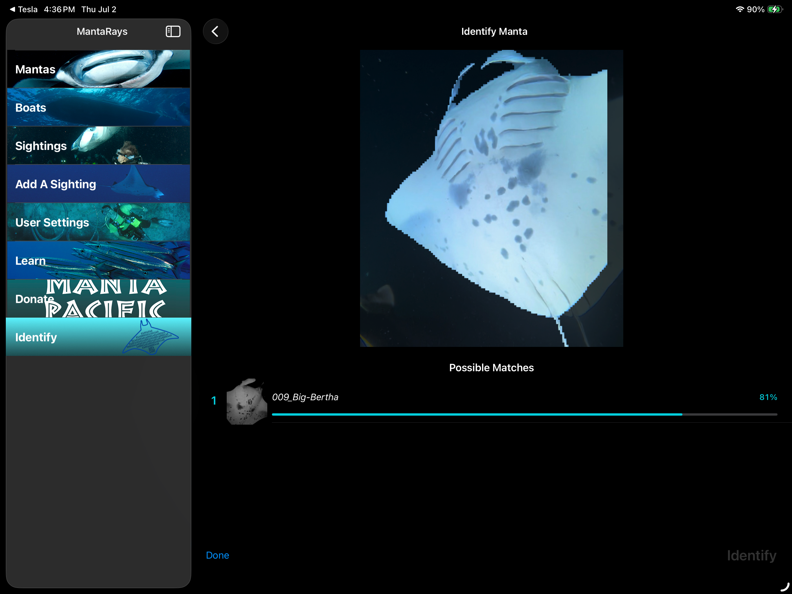 Manta Ray Tracker screenshot 15