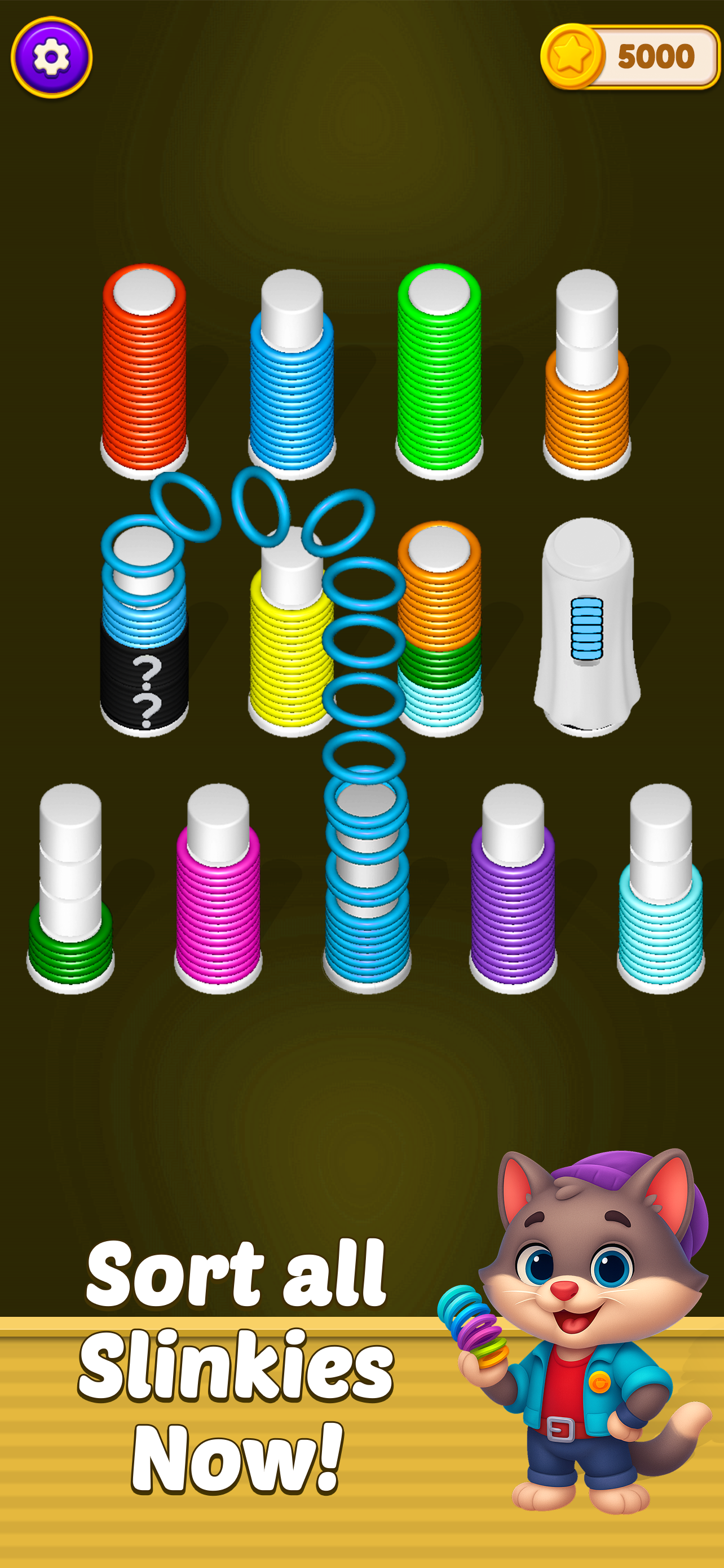 Slinky Sort 3D
