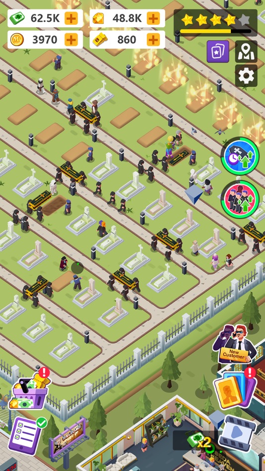 #3. Idle Mortician Tycoon (iOS) 来自: Purple Wind Games