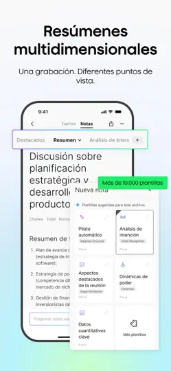 Captura de pantalla de Plaud: AI Note Taker en iPhone 5
