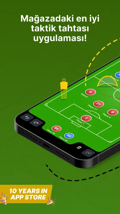 Futbol: Taktik Tahtası++ iPhone Ekran Görüntüsü 1