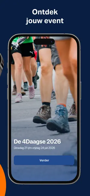 4Daagse app iPhone screenshot 2