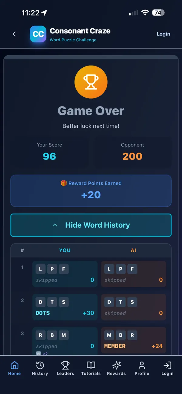 Screenshot #3 pour Consonant Craze