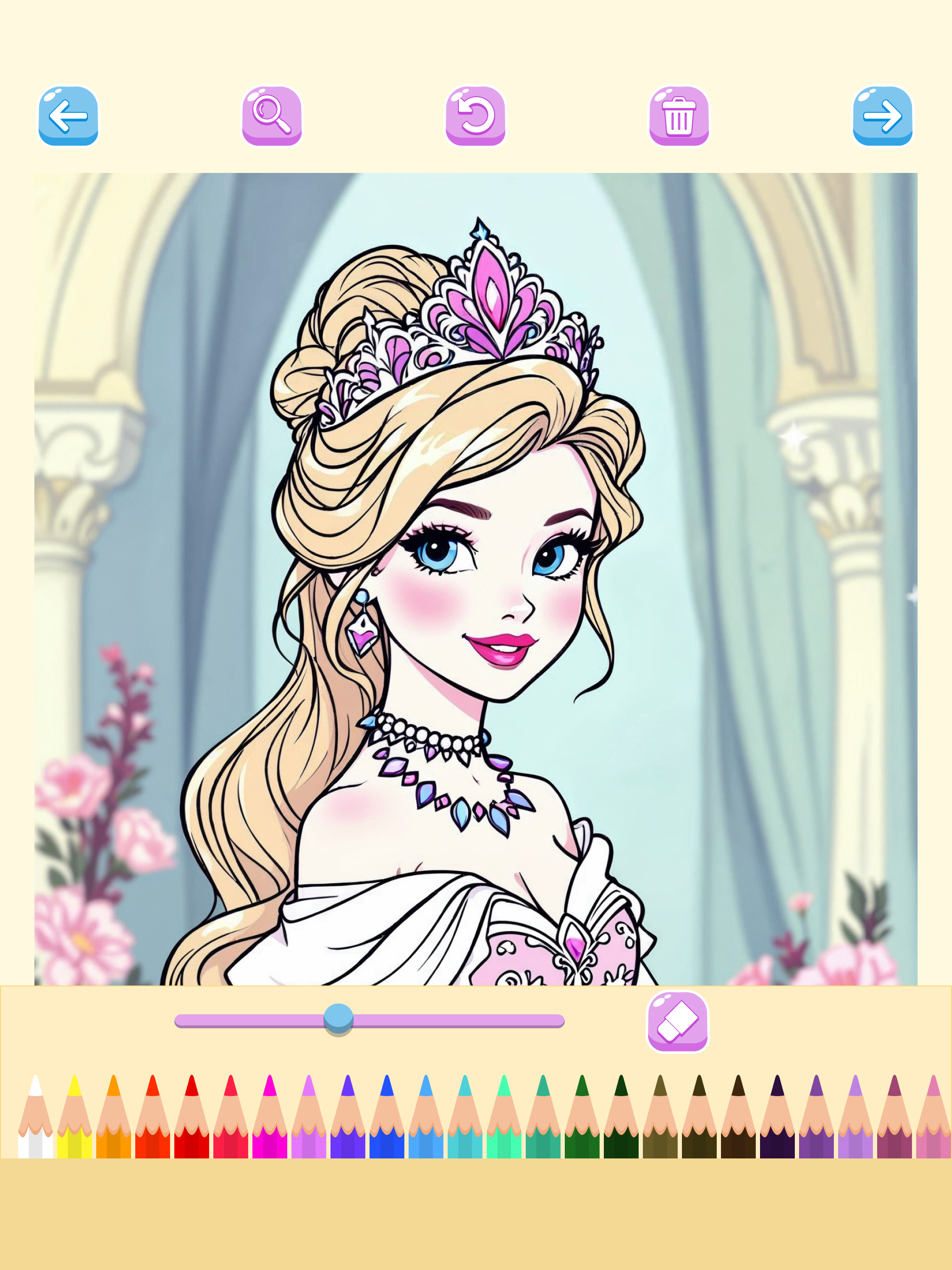 Fairy princess - coloring book screenshot 6