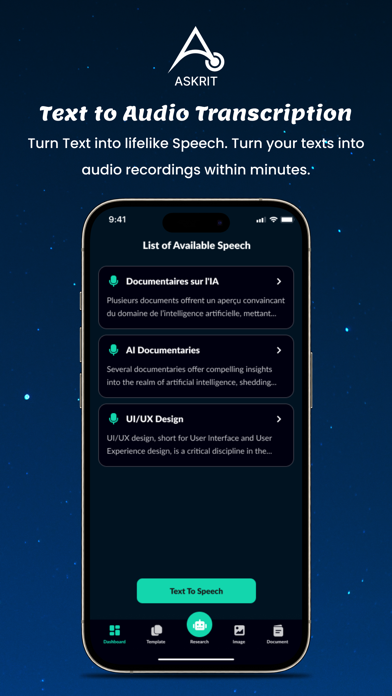 Kedvik AI - Research App Screenshot