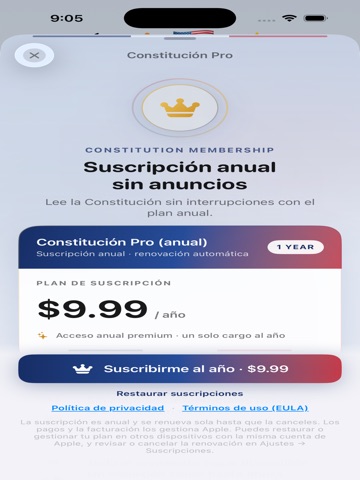 US Constitution Guide iPad screenshot