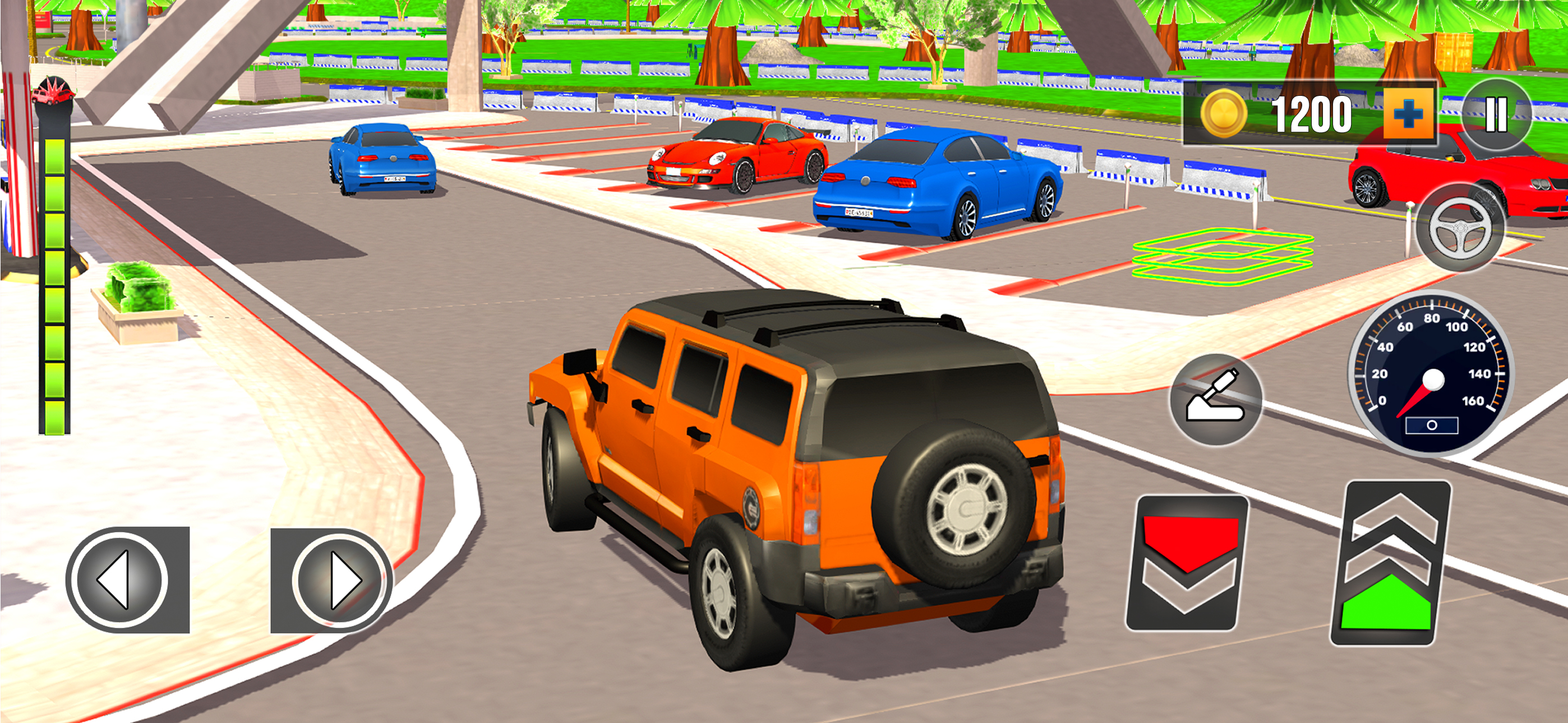 Gas Station Car Parking