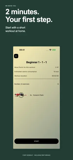 We Move You: Mini Workouts screenshot 1