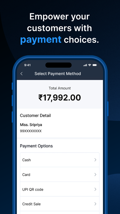 Zoho POS (Formerly Zakya) iPhone screenshot 4 - Business app