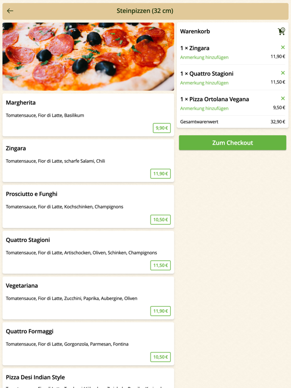 Gusto Corner Berlin iPad screenshot