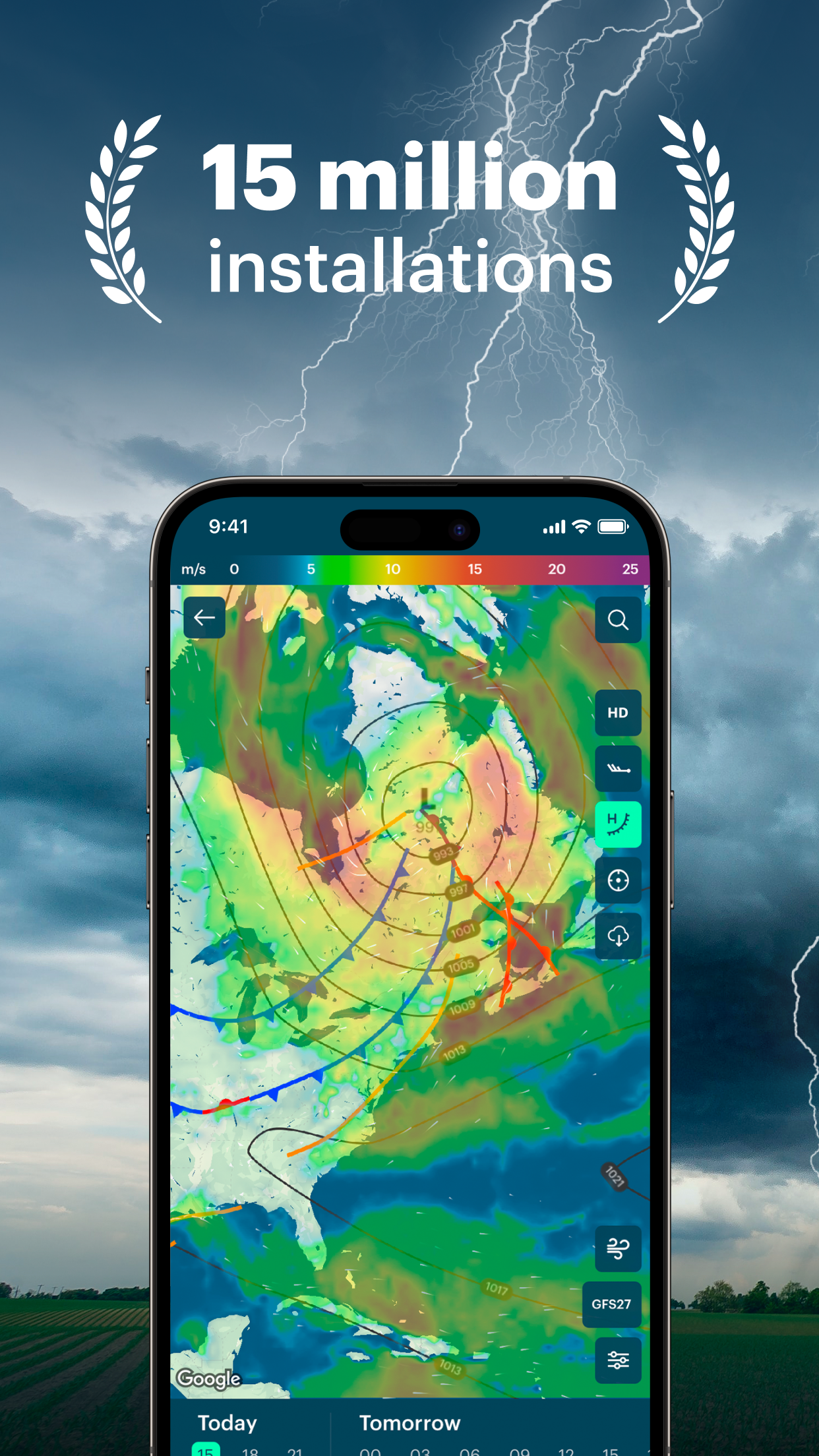 Windy.app — Wind, Tides, Radar screenshot 1