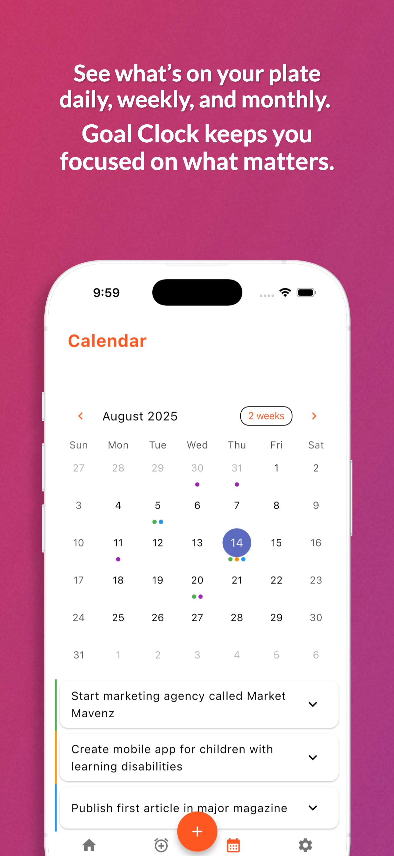 Goal Clock App screenshot 8