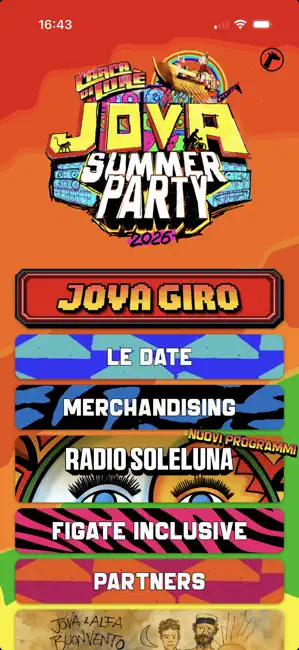 Jova Summer Party iPhone screenshot 1