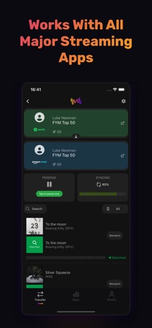 FreeYourMusic: Move Playlists iPhone screenshot