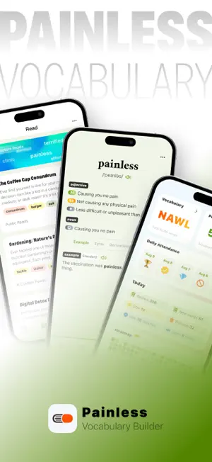 Painless - Vocabulary Builder screenshot 1