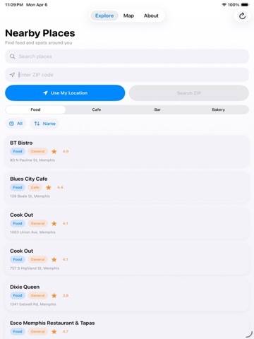 Restaurant Finder ipad screenshot 4