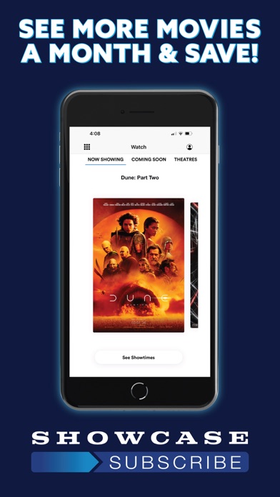 Showcase Subscribe: See Movies Screenshot
