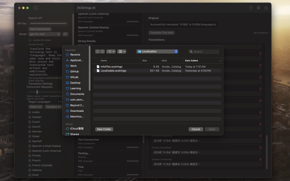 #2. XCStrings AI: AI Localization (macOS) 作者: Kai Chi Tsao