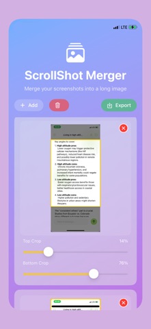 Long Shot -Collage,Stitch,Edit iPhone screenshot