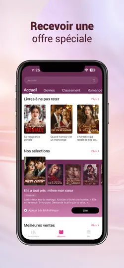 Capture d'écran de Mobilis: Romans Lecture Livres sur iPhone 6